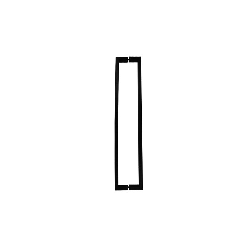 Jaladera / Manillón Rectangular Negro Acero Inoxidable | Jako Herrajes