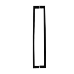 Jaladera / Manillón Rectangular Negro Acero Inoxidable | Jako Herrajes