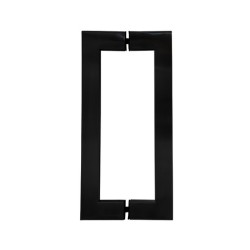 Jaladera / Manillón Rectangular Negro Acero Inoxidable | Jako Herrajes