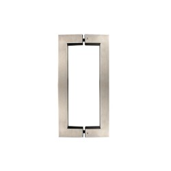 Jaladera / Manillón Rectangular Satín Acero Inoxidable | Jako Herrajes
