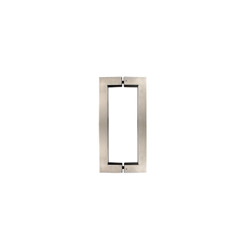 Jaladera / Manillón Rectangular Satín Acero Inoxidable | Jako Herrajes