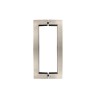 Jaladera / Manillón Rectangular Satín Acero Inoxidable | Jako Herrajes