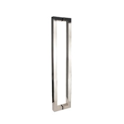 Jaladera/ Manillón Rectangular Pulido Acero Inoxidable | Jako Herrajes
