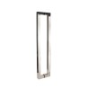 Jaladera/ Manillón Rectangular Pulido Acero Inoxidable | Jako Herrajes