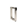 Jaladera/ Manillón Rectangular Pulido Acero Inoxidable | Jako Herrajes