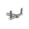 Perchero Doble Acero Inoxidable Mod. BA38303 | Jako Herrajes