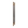 MANILLÓN TIPO H MOLETEADO - COBRE/GRIS PLOMO - 50" - MODULAR - ACERO INOXIDABLE 304 - MOD. L22 (SET) | www.jako.mx