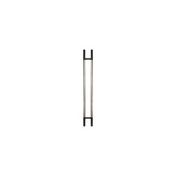 MANILLÓN TIPO H MOLETEADO - NEGRO/ACERO INOXIDABLE - LONGITUD 50" - MODULAR - ACERO INOXIDABLE 304 - MOD. L22 (SET) | www.jako.m