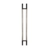 MANILLÓN TIPO H MOLETEADO - NEGRO/ACERO INOXIDABLE - LONGITUD 50" - MODULAR - ACERO INOXIDABLE 304 - MOD. L22 (SET) | www.jako.m