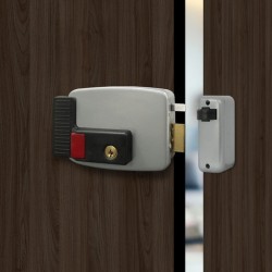 Cerradura eléctrica con botón modelo 75063844055 | Jako Herrajes