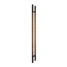 MANILLÓN TIPO H MOLETEADO - GRIS PLOMO / COBRE  - 50" - MODULAR - ACERO INOXIDABLE 304 - MOD. L22 (SET) | www.jako.mx