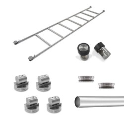 Escalera Corrediza – Acero Inoxidable Mod. JK15320 | Jako Herrajes