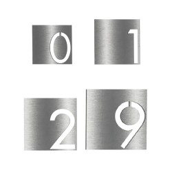 Números – Acero Inoxidable Mod. PT000130 | Jako Herrajes