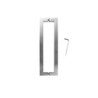 Jaladera / Manillón Rectangular Satín Acero Inoxidable | Jako Herrajes