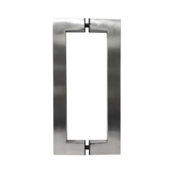 Jaladera / Manillón Rectangular Satín Acero Inoxidable | Jako Herrajes
