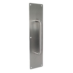 Placa De Empuje Con Jaladera - Acero Inoxidable | Jako Herrajes