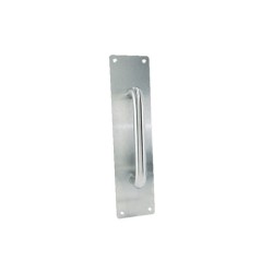 Placa De Empuje Con Jaladera - Acero Inoxidable | Jako Herrajes