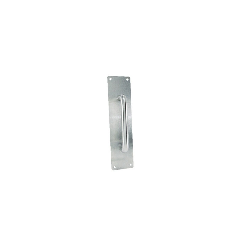 Placa De Empuje Con Jaladera - Acero Inoxidable | Jako Herrajes