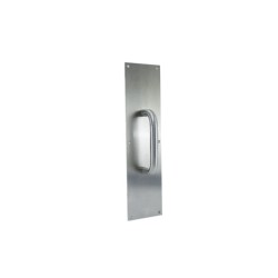 Placa De Empuje Con Jaladera - Acero Inoxidable | Jako Herrajes