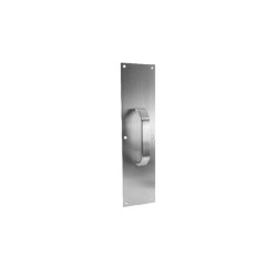 Placa De Empuje Con Jaladera - Acero Inoxidable | Jako Herrajes