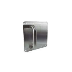 Placa De Empuje Con Jaladera - Acero Inoxidable | Jako Herrajes