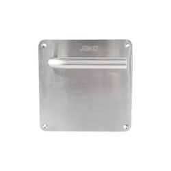 Cerradura Con Placa - Acero Inoxidable Mod.816-19 | Jako Herrajes