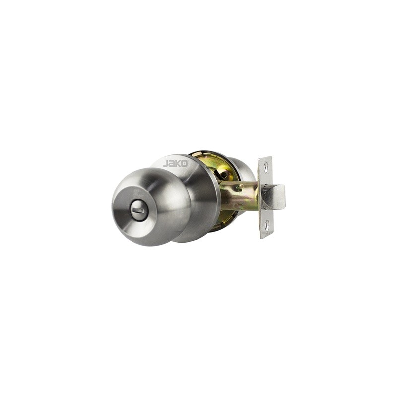 Cerradura Tipo Pomo Baño Acero Inoxidable Mod.281BK10 | Jako Herrajes