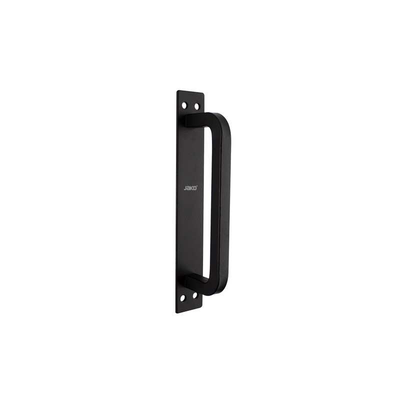 Jaladera con placa para puerta tipo granero | Jako Herrajes
