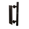 JALADERA CON PLACA PARA PUERTA TIPO GRANERO - HIERRO MOD. JKH06 | www.jako.mx