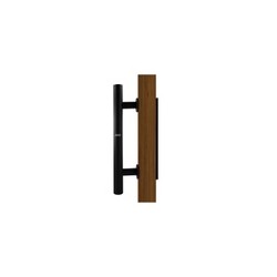 JALADERA CON PLACA PARA PUERTA TIPO GRANERO - HIERRO MOD. JKH06 | www.jako.mx