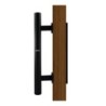 JALADERA CON PLACA PARA PUERTA TIPO GRANERO - HIERRO MOD. JKH06 | www.jako.mx
