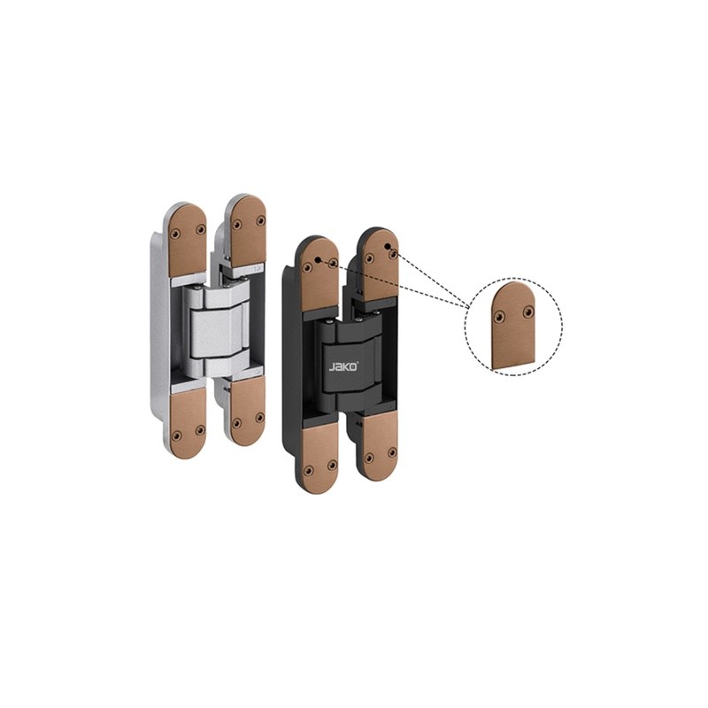 Kit de tapas para bisagra bidimensional JK05061 | Jako Herrajes