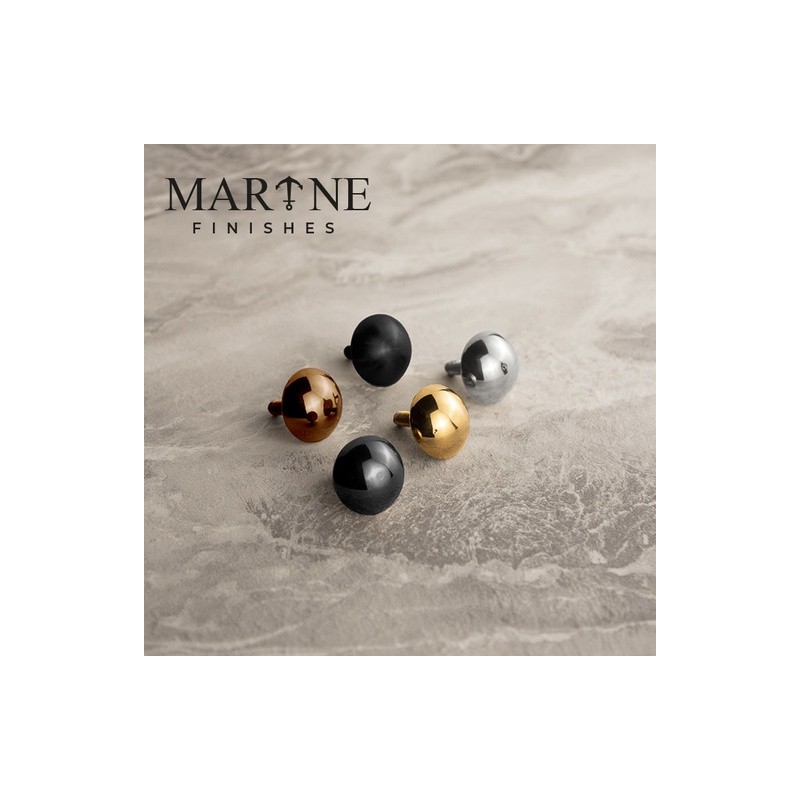 TACHUELA DECORATIVA PARA PUERTAS Y MUEBLES DE MADERA - Ø19mm - ACERO INOXIDABLE | www.jako.mx