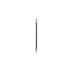 MANILLÓN TIPO H MOLETEADO - SATÍN/NEGRO - 50" - MODULAR - ACERO INOXIDABLE 304 - MOD. L22 (SET) | www.jako.mx