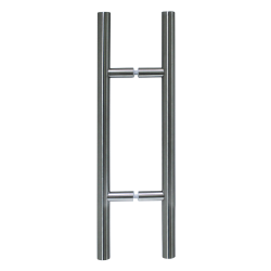 Jaladera / Manillón Tipo H Satín - Acero Inoxidable | Jako Herrajes