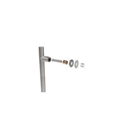 Jaladera / Manillón Tipo H Satín - Acero Inoxidable | Jako Herrajes