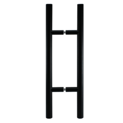Jaladera / Manillón Tipo H Negro - Acero Inoxidable | Jako Herrajes