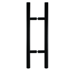 Jaladera / Manillón Tipo H Negro - Acero Inoxidable | Jako Herrajes