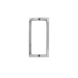 Jaladera / Manillón Rectangular Satín Acero Inoxidable | Jako Herrajes