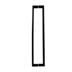 Jaladera / Manillón Rectangular Negro Acero Inoxidable | Jako Herrajes