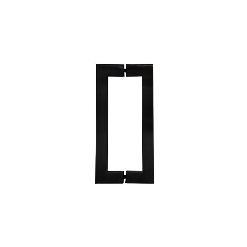 Jaladera / Manillón Rectangular Negro Acero Inoxidable | Jako Herrajes