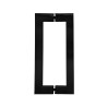 Jaladera / Manillón Rectangular Negro Acero Inoxidable | Jako Herrajes