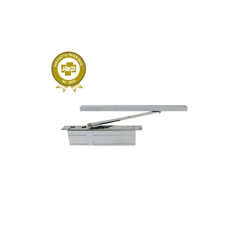 Cierrapuertas Oculto Puertas Pesadas Cap.90kg Aluminio | Jako Herrajes
