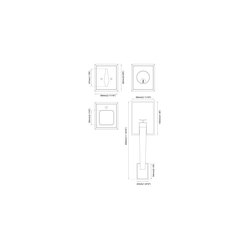 Cerradura residencial MARBELLA modelo 71299 | Jako Herrajes