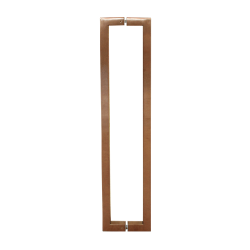 Jaladera / Manillón Rectangular Cobre Acero Inoxidable | Jako Herrajes