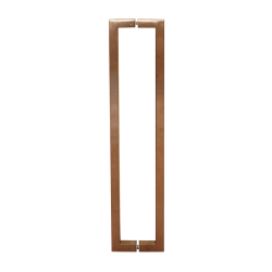 Jaladera / Manillón Rectangular Cobre Acero Inoxidable | Jako Herrajes