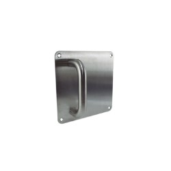 Placa De Empuje Con Jaladera - Acero Inoxidable | Jako Herrajes