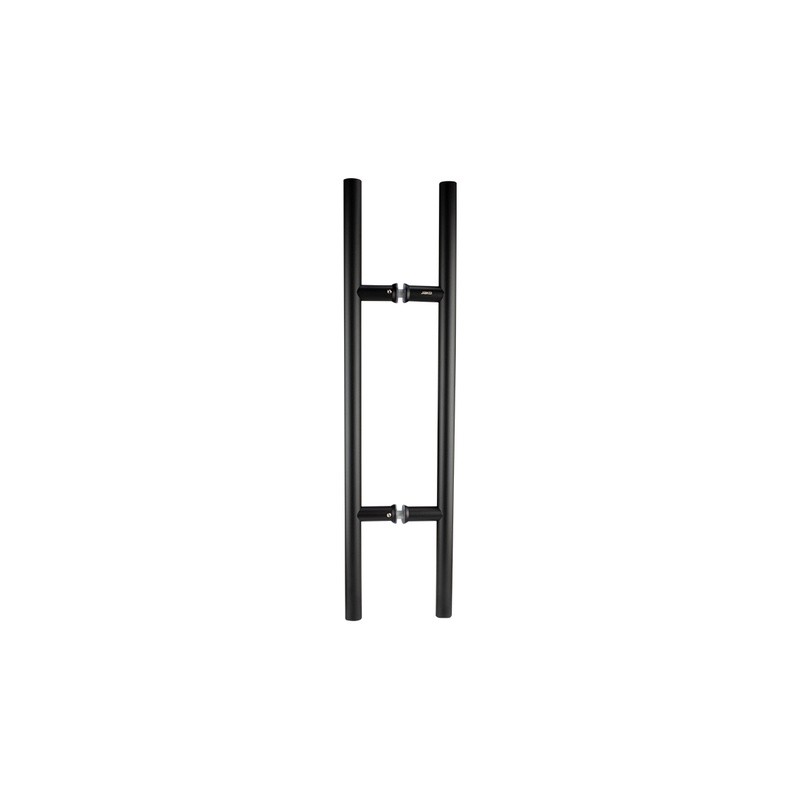 Manillón Tipo H Negro - Acero Inoxidable 304 hueco | Jako Herrajes