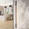 MANILLÓN TIPO H MOLETEADO - GRIS PLOMO / COBRE  - 50" - MODULAR - ACERO INOXIDABLE 304 - MOD. L22 (SET) | www.jako.mx